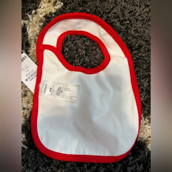 NWT “My First Christmas Bib” by Carters - Picture 4 of 6
